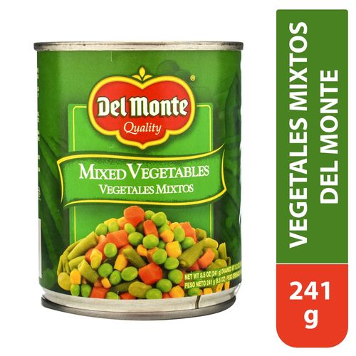 Vegetales mixtos Del Monte en lata - 241 g