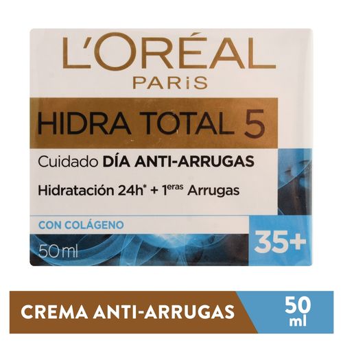 Crema Loreal Humectante Antiarruga Colageno -50ml
