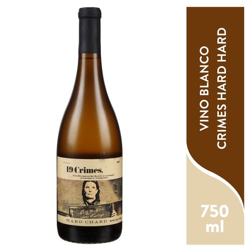 Vino Blanco 19 Crimes Hard Chard 750ml