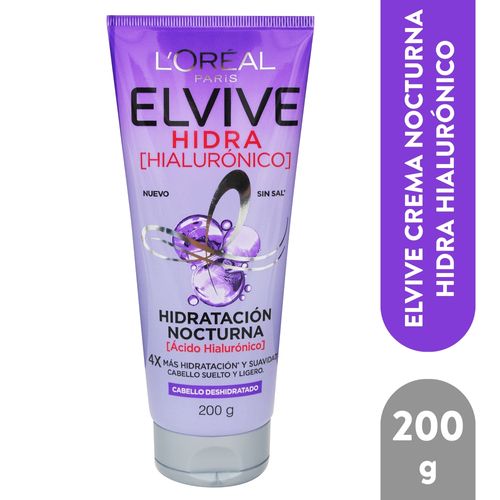 Crema Nocturna Elvive Hidratación - 200 g