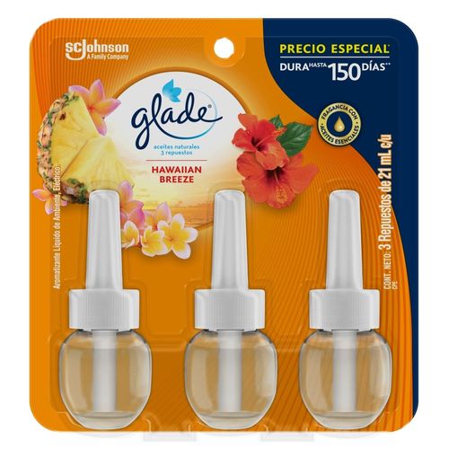 Glade El Rp 3pk Hawaiian B 63ml