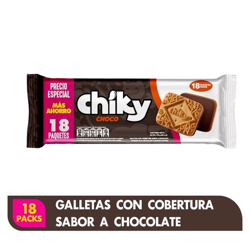 Galletas Chiky Chocolate 18 pack - 720 g
