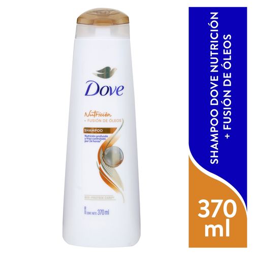 Shampoo Dove Óleo Nutrición, Cabello Seco - 370ml