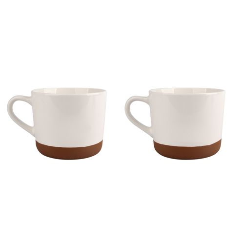 Taza Hometrends de porcelana con mensaje -480 ml