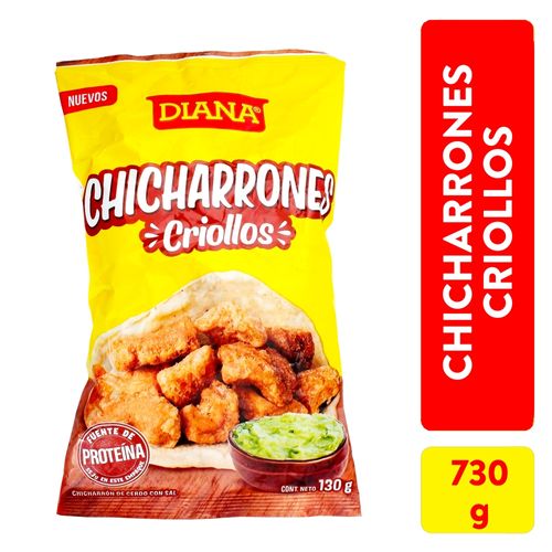 Snack Diana chicharrónes criollos con sal - 130 g