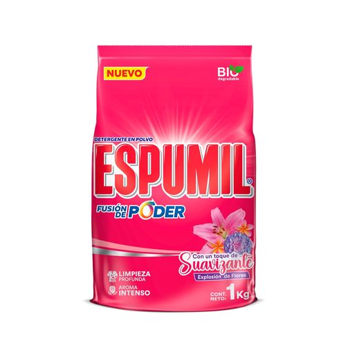 Detergente En Polvo Espumil Fusión De Poder - 1 kg
