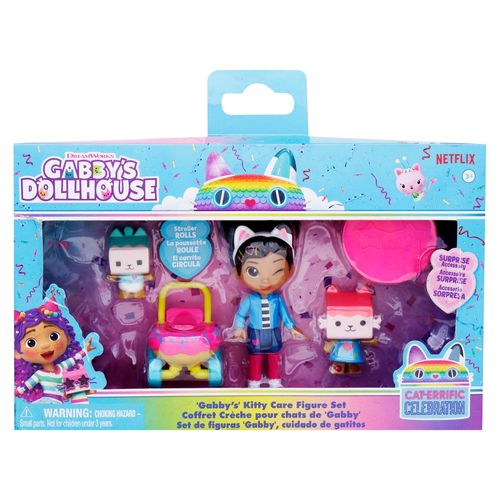Gabby`S Doll House Set Fig, Cuidado De Gatitos