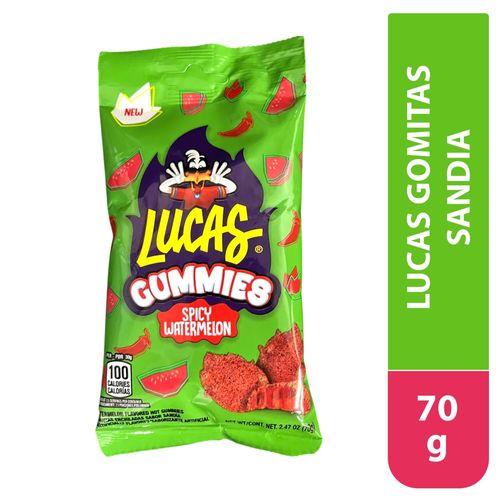 Caramelos Lucas Lucas Gomitas Sandia Peg Pack 70g