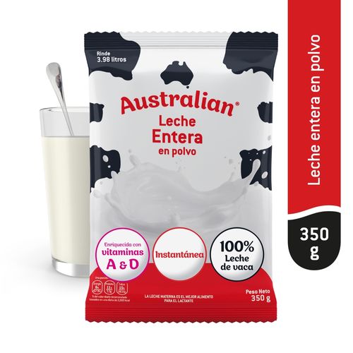 Leche Autralian Entera Bolsa - 350 g