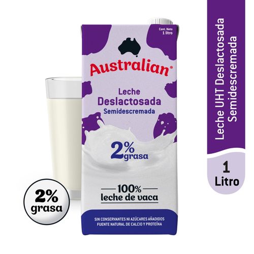 Leche Australian Deslactosada UHT - 1 Litro