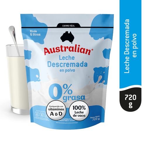 Leche Descremada Australian -720 g