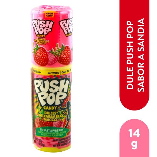 Dulces Push Pop Sandia - 14 g