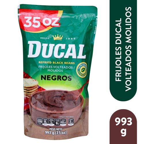 Frijol Ducal molido negro doy pack - 993 g