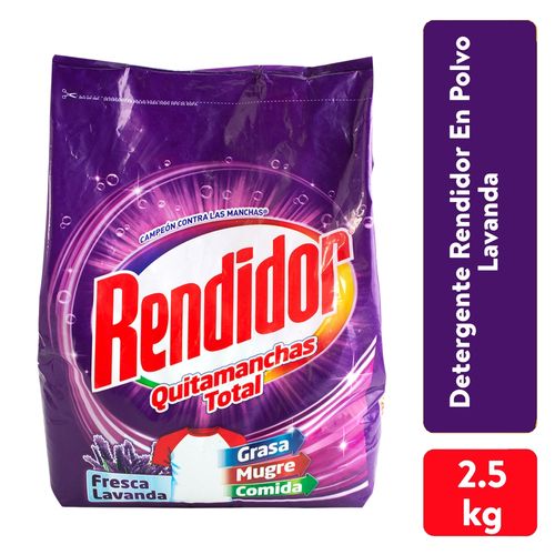 Detergente Polvo Rendidor Lavanda - 2.5kg