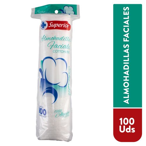 Pad Superior Redonda Exfoliante - 100 Unidades