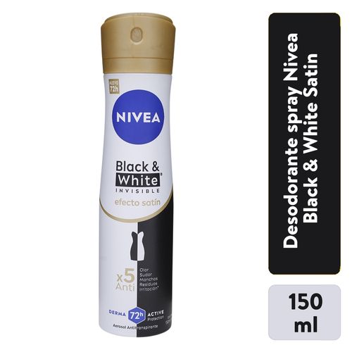 Desodorante Spray Nivea Dama Black & White Invisible - 150ml