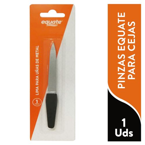 Lima Para Uñas De Metal Marca Equate - 1 Unidad