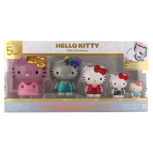 5Pack Figuras 50Aniversario Hello Kitty
