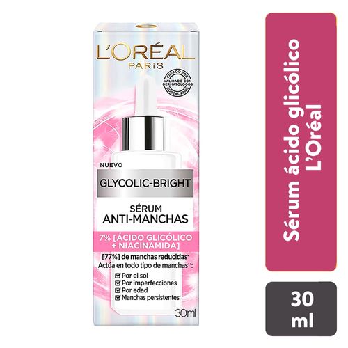 Sérum L´Oreal con ácido glicolico - 30 ml
