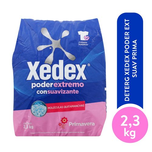 Detergente en polvo Xedex Poder Extremo Primavera - 2.3 kg