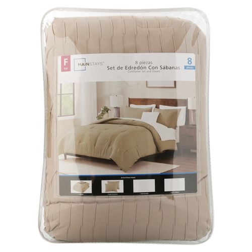 Ms Edredon Axel 8pzs F Taupe Ea