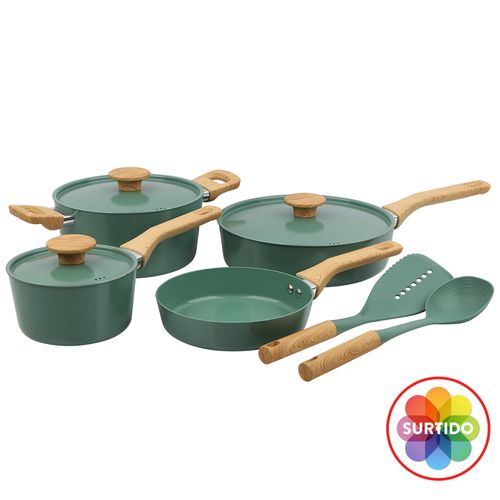 Batería de cocina George Home surtido -9 pzas