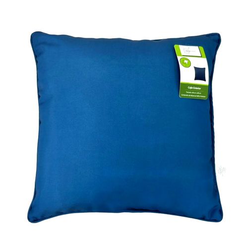 Cojín Mainstays cuadrado color azul -40x40 cm