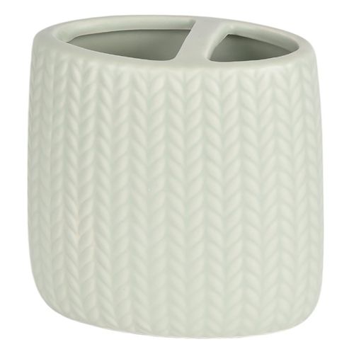Vaso Mainstays porta cepillo color verde diseño práctico y moderno