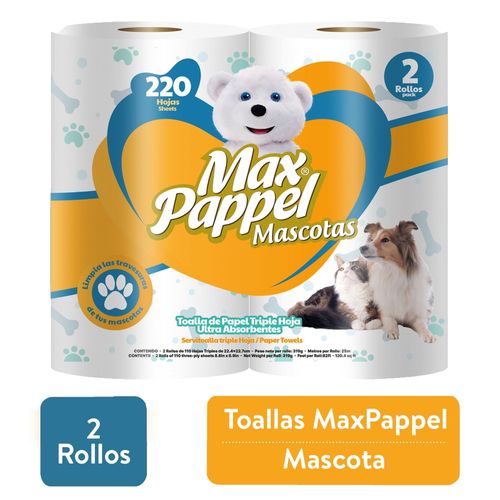 Toalla De Papel Maxpappel Pet 2r 1ea