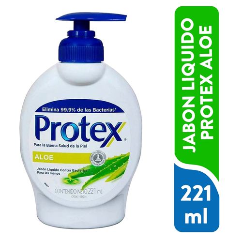 Jabon Liquido Manos Protex Aloe 221Ml