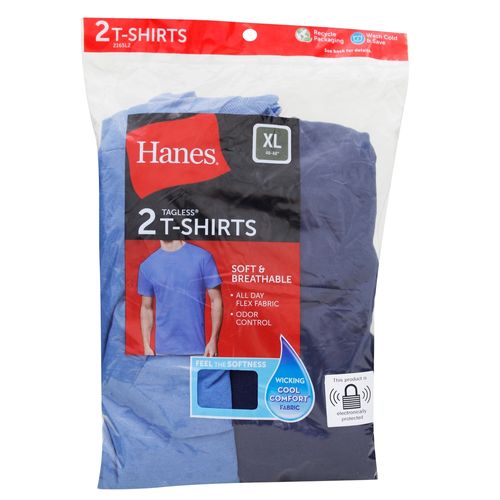 P2 Cms Hanes Cab Cuello Redond Azules M