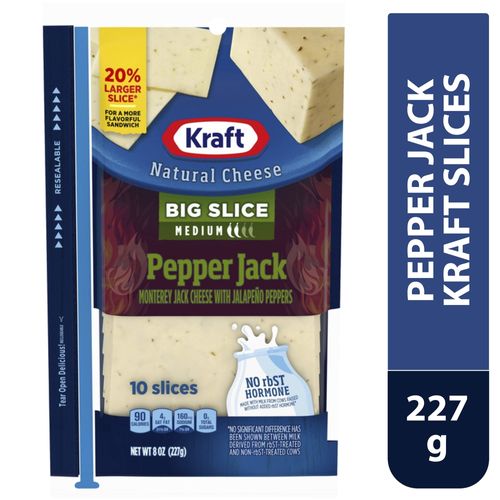 Pepper Jack Kraft Slices 227gr