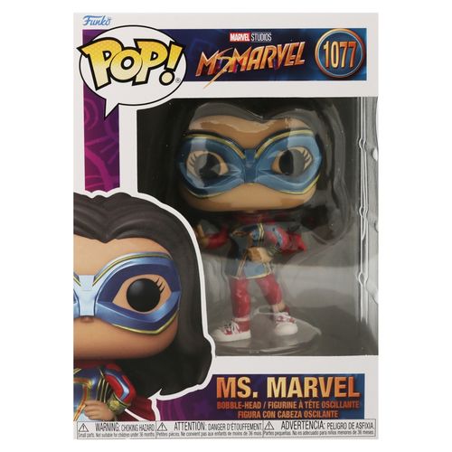 Pop Marvel:  Ms. Marvel- Ms.Marvel Fig. Cabeza Oscilante