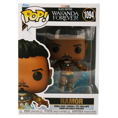 Pop Marvel: Black Panther Wf. Namor Fig. Cabeza Oscilante