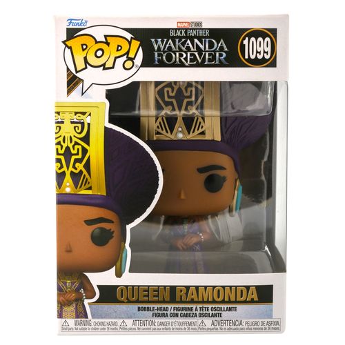 Pop Marvel: Black Panther Wf. Queen Ramonda Fig. Cabeza Oscilante