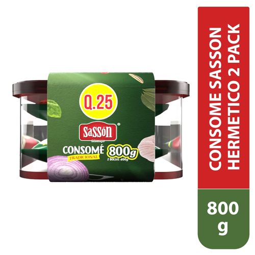 Consome Sasson 2pk 800gr Hermetico