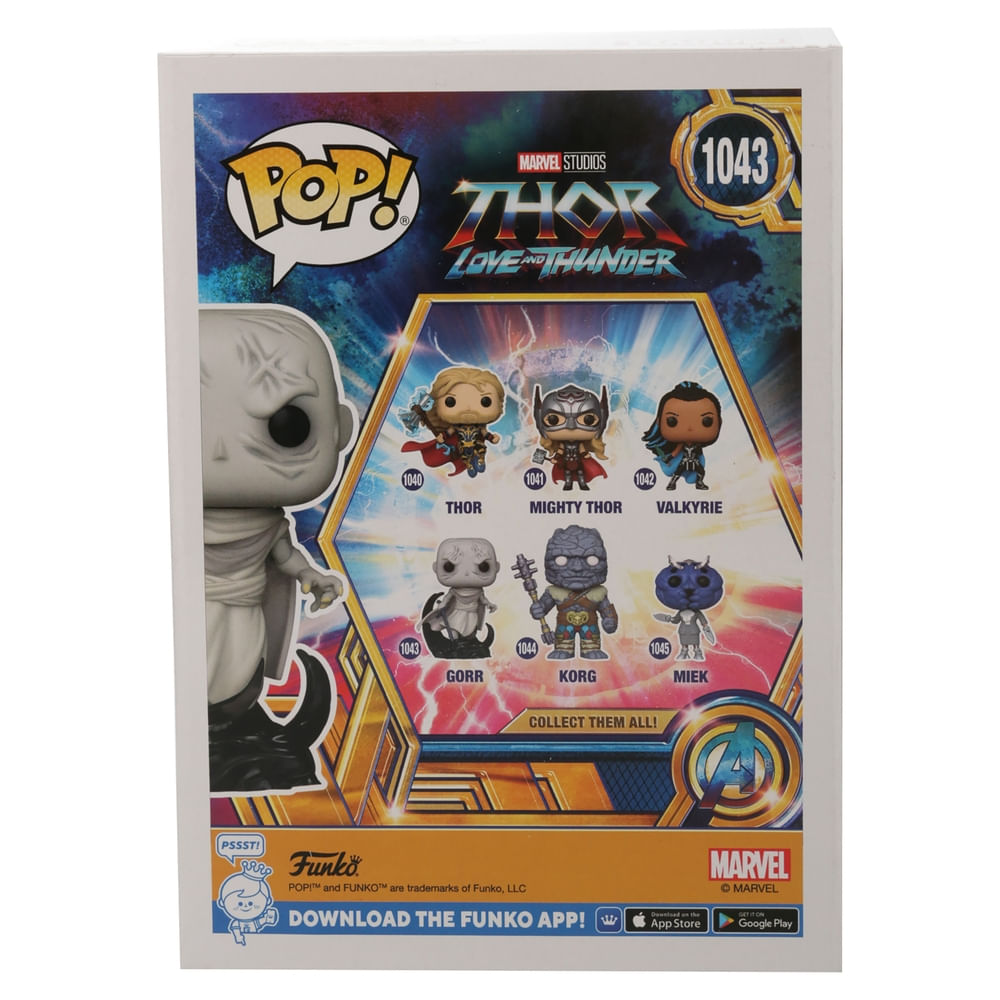 Funko Pop! Marvel: Thor Love And Thunder – Gorr (con Custodia Protettiva Inclusa). Figura In Vinile Da Collezione Alta 9,5 Cm. Confezione Originale Con Protezione In PET.