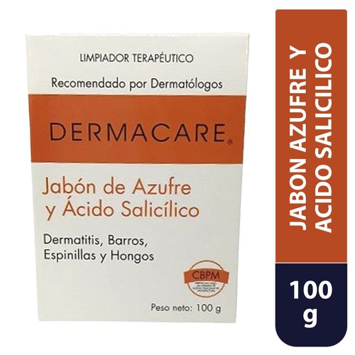 Dermatología Intecfa Jabon Azufre y Acido Salicilico Intecfa