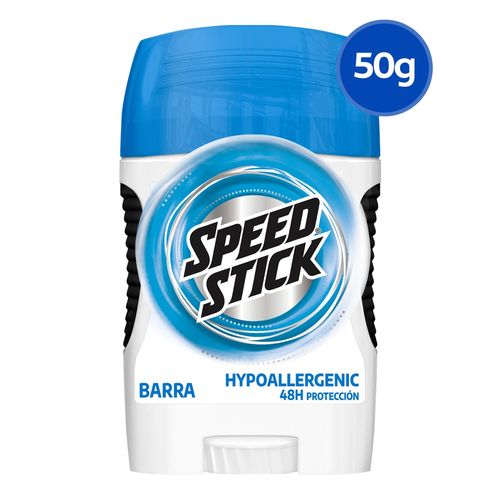 Desodorante Antitranspirante Speed Stick Hipoalergénico Barra 50 g