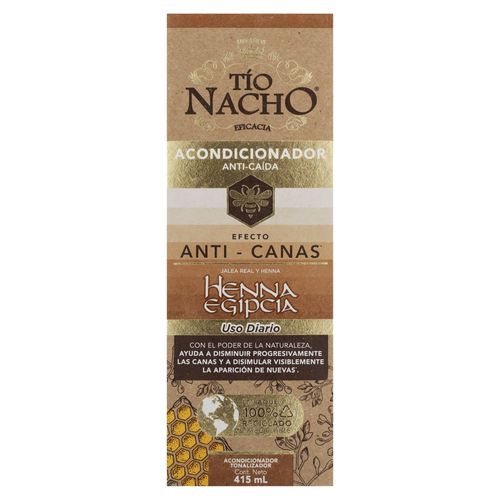 Acondicionador Tío Nacho Anti-canas Henna Egipcia -415 ml