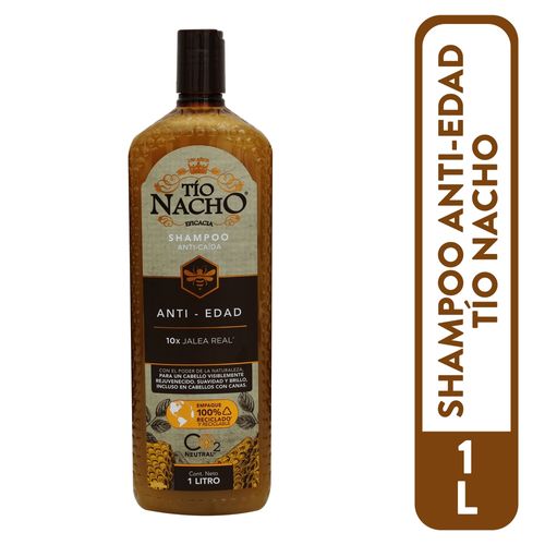Shampoo Tío Nacho Anti- Edad Jalea Real -1 L