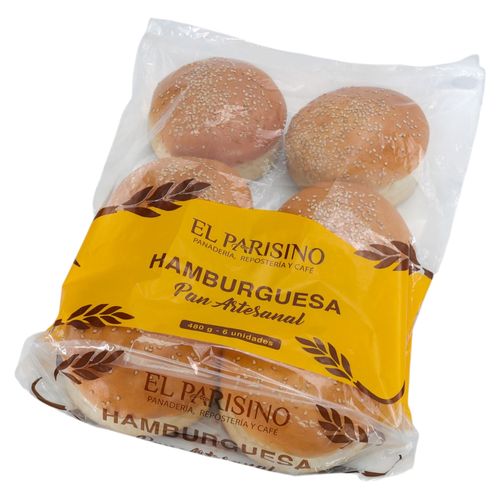 Pan Hamburguesa - 480 g