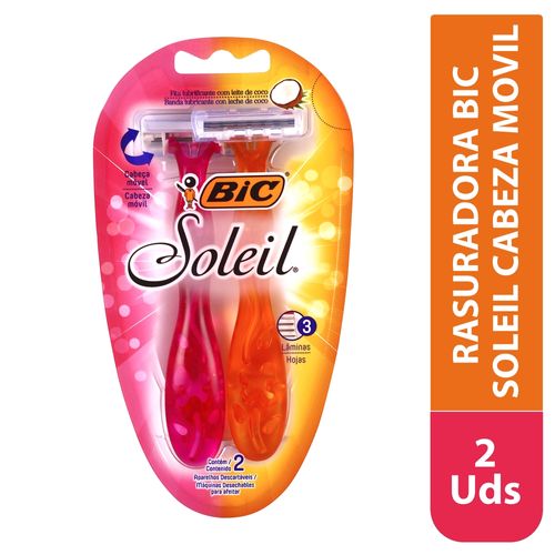 Rasuradora Bic Soleil Cabeza Movil 2Ea