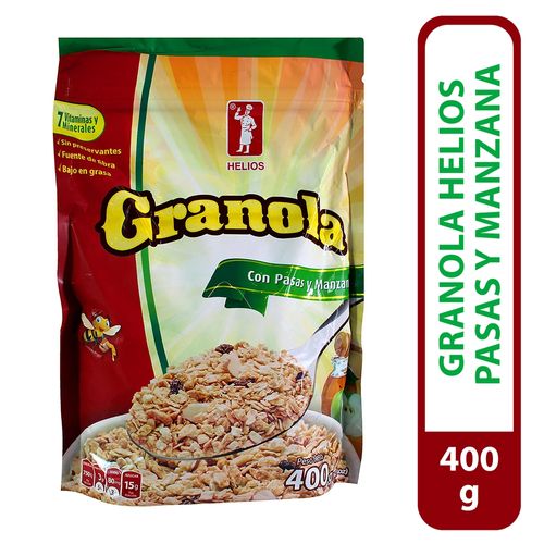 Granola Helios con Pasas y Manzana - 400 g