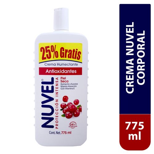 Crema Nuvel Corporal Antioxidantes 620Ml