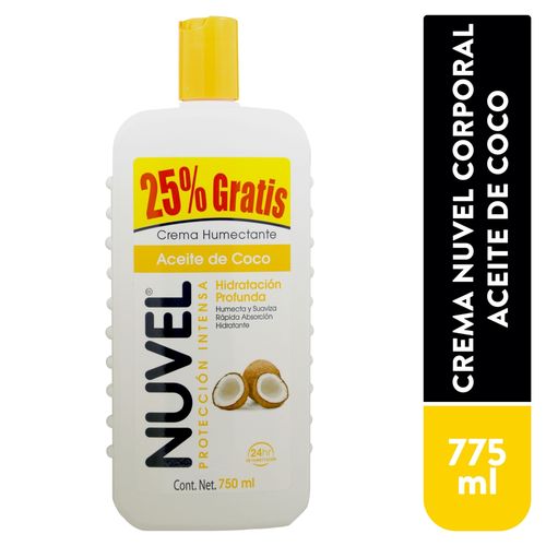 Crema Nuvel Coco Hidratacion Profunda 25% extra -750ml