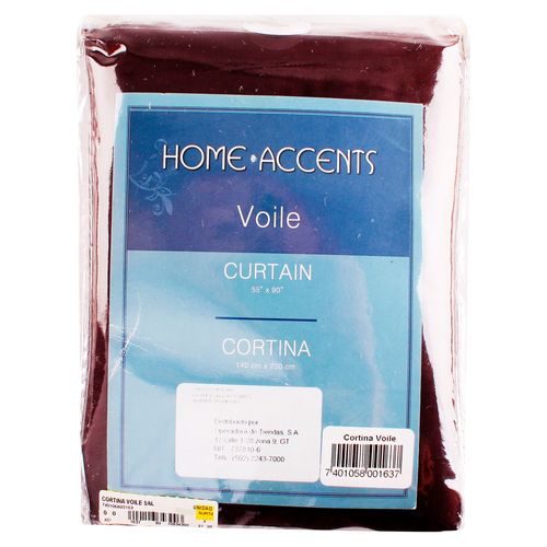 Cortina Voile Para Sala Transparente