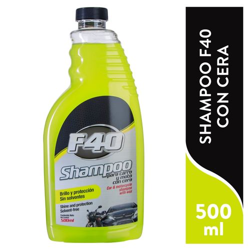 Shampoo F-40 Con Cera Botella - 500ml