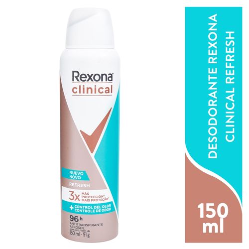 Desodorante Spray Rexona Clinical Refresh - 150 g