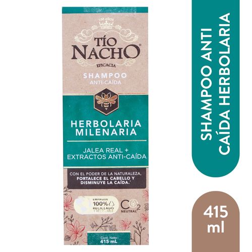 Shampoo Tío Nacho Anticaída Herbolaria  -415 ml